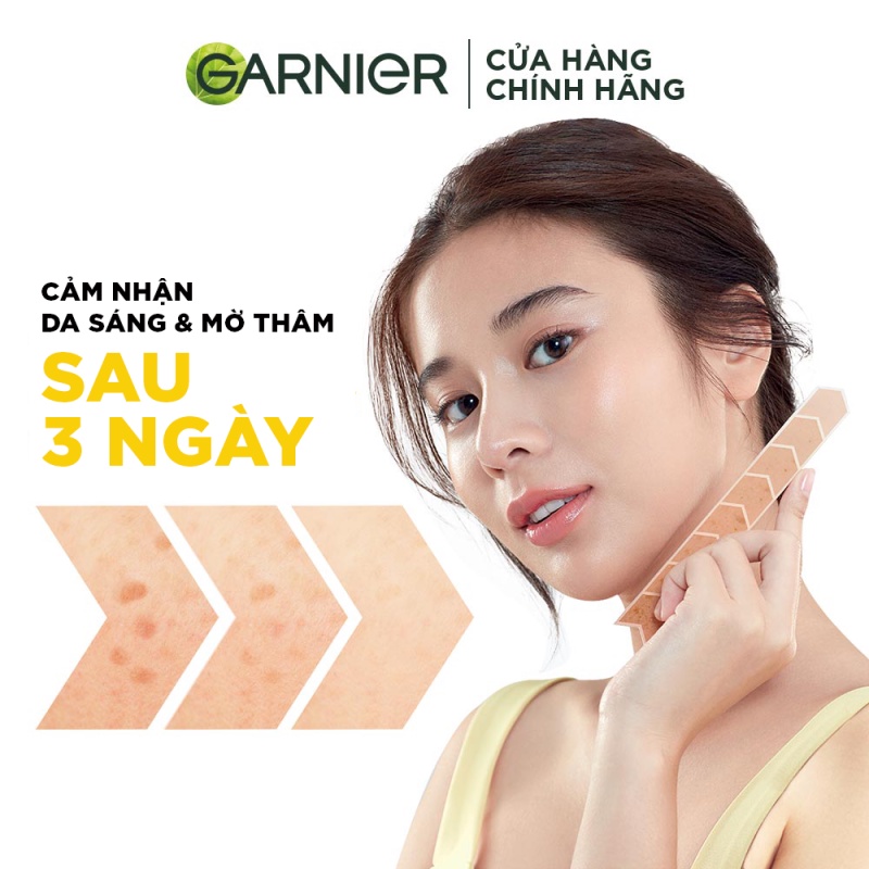 Bộ đôi Tinh chất sáng da Garnier Bright Complete Booster Serum 15ml &amp; Nước Tẩy Trang Garnier Micellar Water 125ml