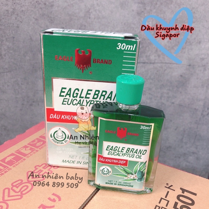 [Chính hãng] Dầu khuynh diệp con ó singapo cho bé loại 30ml