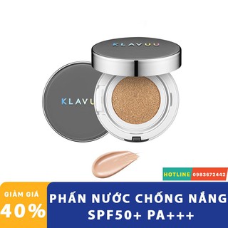 phấn nước klavuu cushion màu xám cho da dầu che khuyết điểm chống nắng spf 50 /pa+++💖FREESHIP💖phấn nước HALINCOS2A09