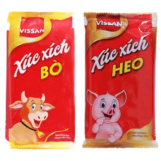 XÚC XÍCH TIỆT TRÙNG HEO - BÒ VISSAN 160G