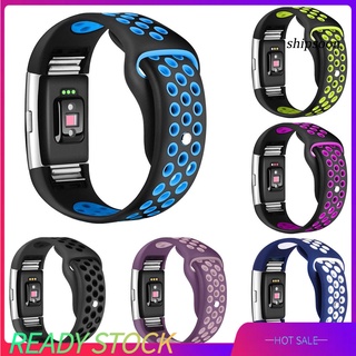Dây Đeo Thay Thế Cho Đồng Hồ Fitbit Charge 2 Bằng Silicone