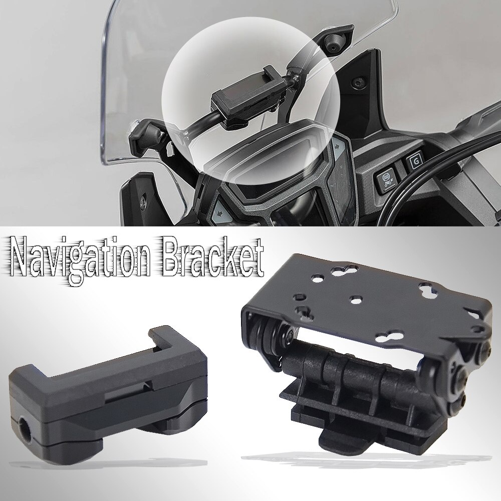 Giá Đỡ Điện Thoại Định Vị GPS 10/12mm Màu Đen Cho Xe Mô Tô HONDA CB500X CB 500 X 2018 2019 2020