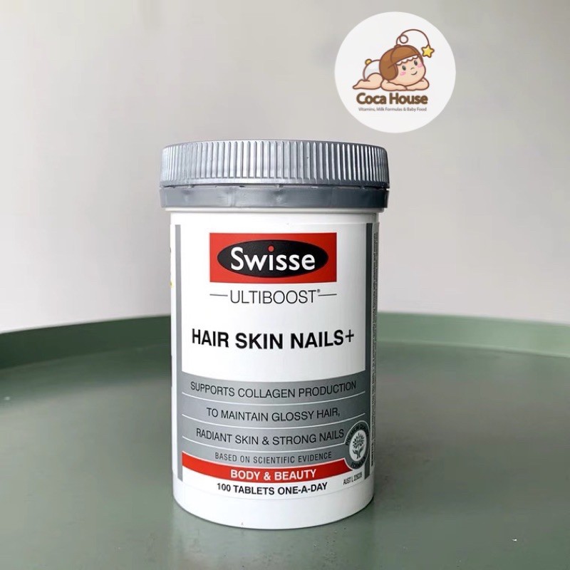 [100 viên] Viên uống bổ sung Collagen đẹp da, tóc, móng SWISSE HAIR SKIN NAILS ✅Hàng chính hãng, đủ bill✅ | BigBuy360 - bigbuy360.vn