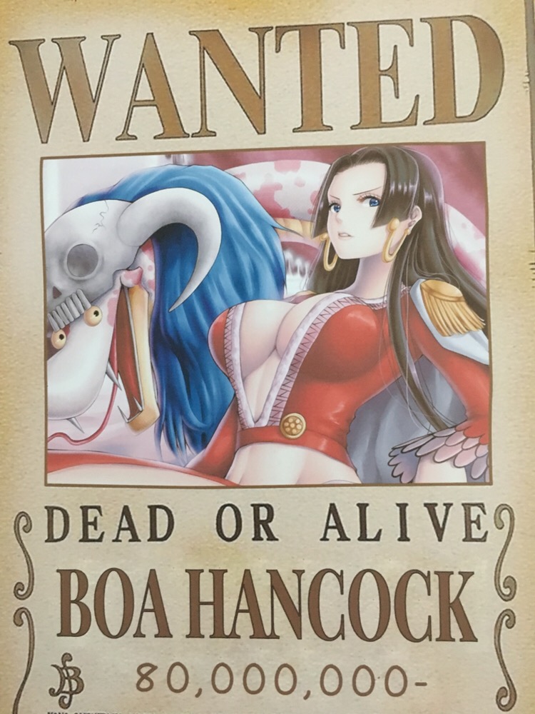 Poster Truy Nã Boa Hancock Ver 2 (Thất Vũ Hải) - One Piece | Shopee Việt Nam