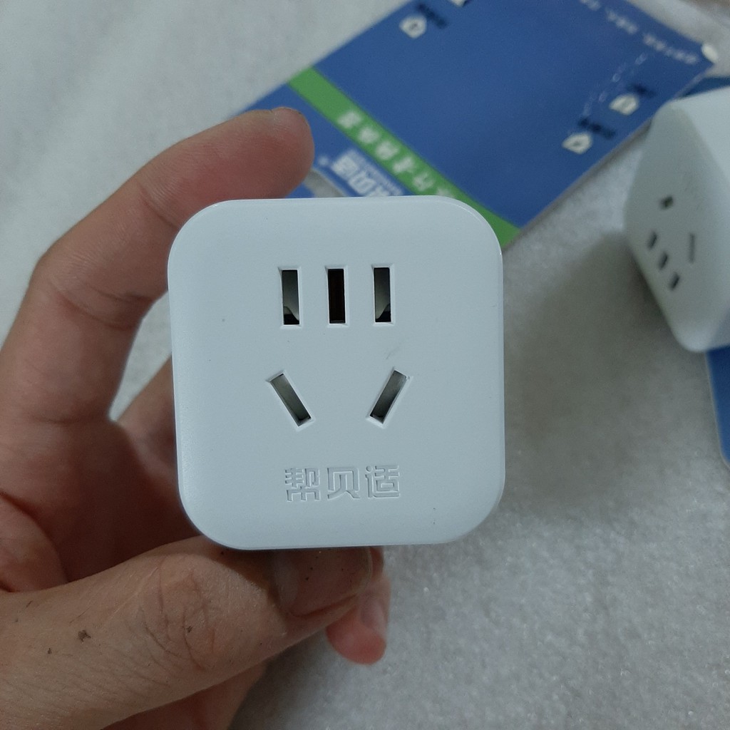 Đầu Chuyển Phích Cắm 3 Chân sang 2 Chân