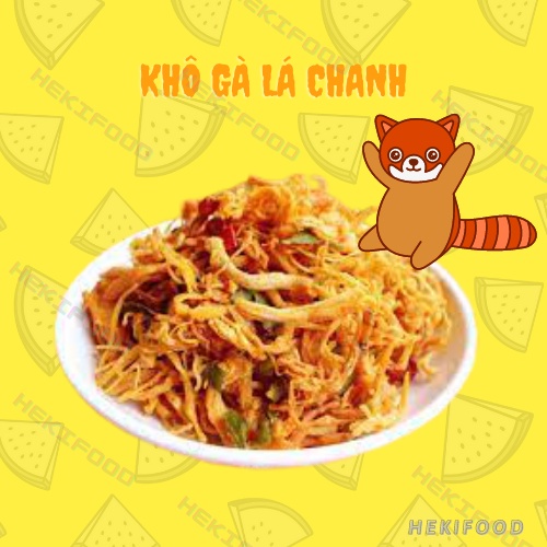 Khô gà lá chanh thơm ngon - Ăn vặt Heki | BigBuy360 - bigbuy360.vn