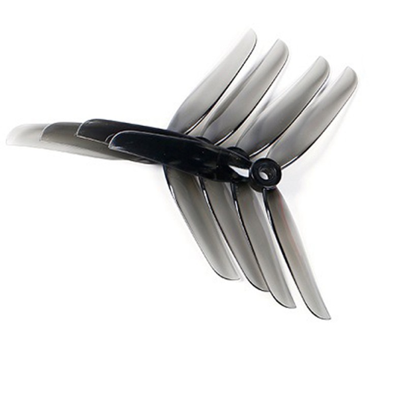 for Nazgul 5140 Durable 5.1 Inch Prop 3-Blade Freestyle Propeller for FPV Racing Drone Quadcopter Spare Parts-Gray