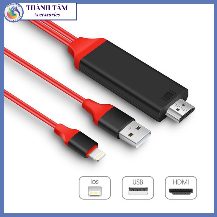 Cáp HDMI Kết nối Iphone với Tivi Chính Hãng