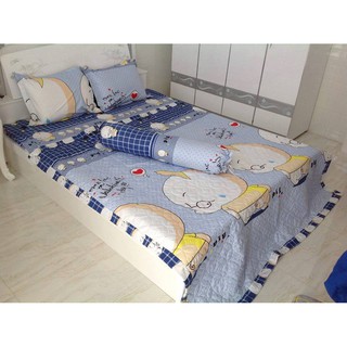 BỘ DRAP COTTON POLY CON HEO