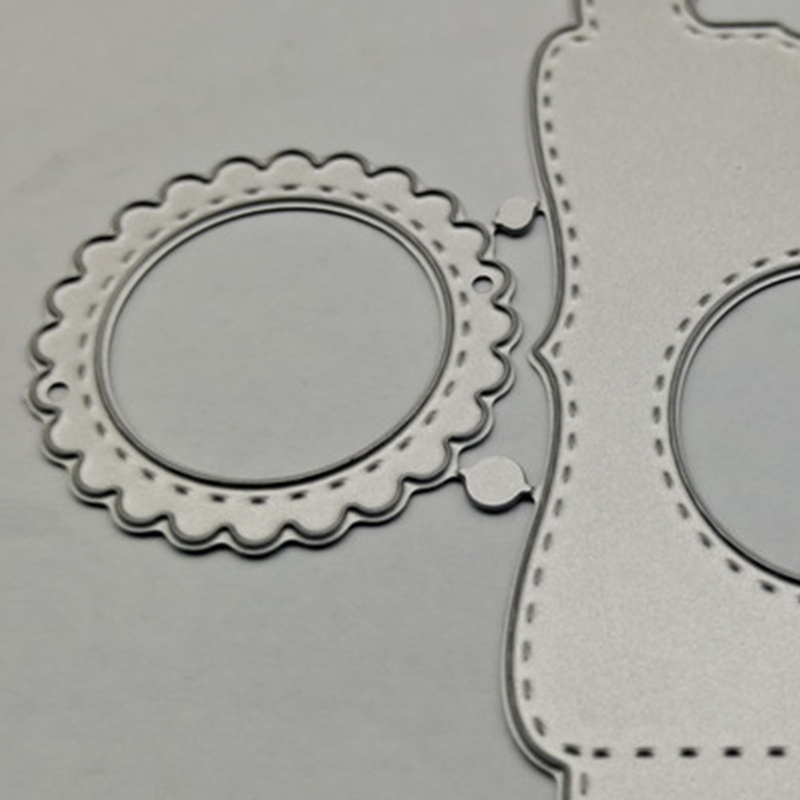 Khuôn Cắt Giấy Kim Loại Hình Hộp Quà