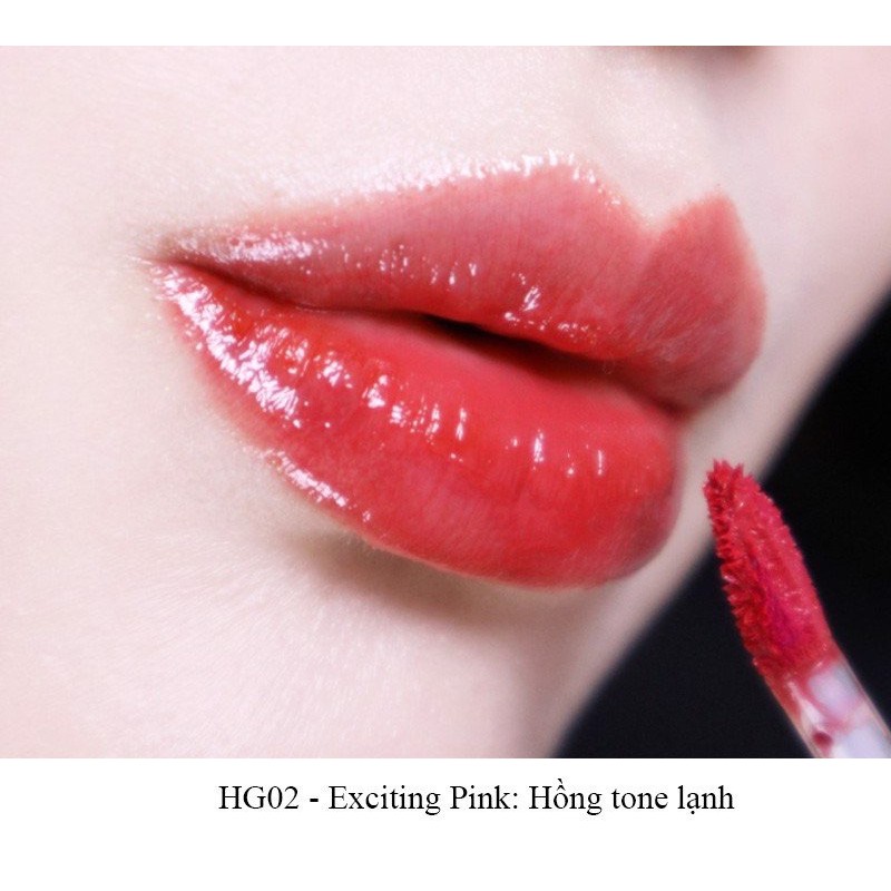 [HOT 2021] Son Tint Bóng Siêu Lì Có Màu Son Black Rouge Half N Half Water Glow