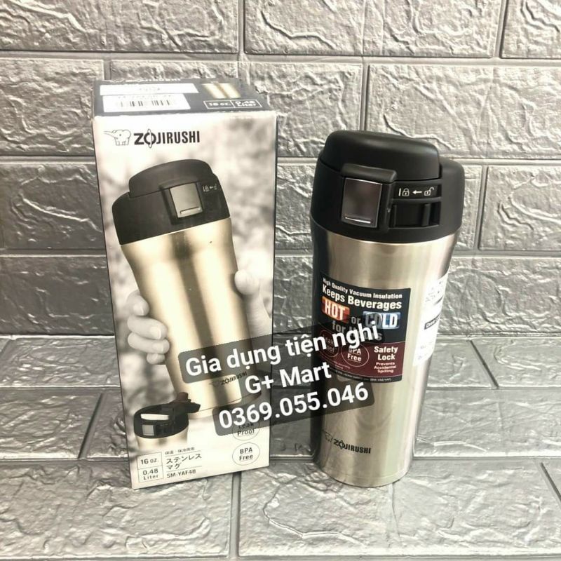 Bình Ủ / Bình Giữ Nhiệt cao cấp ZOJIRUSHI SMYAF48XA 480ml Thái Lan - GiadungtiennghiGMart