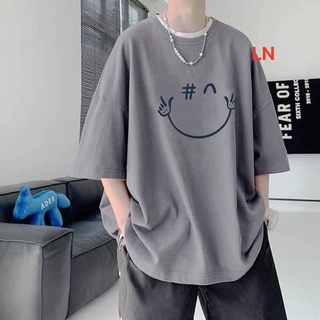 Áo Phông mặt cười bàn tay nam nữ,Áo thun form thụng tay lỡ chất cotton đẹp