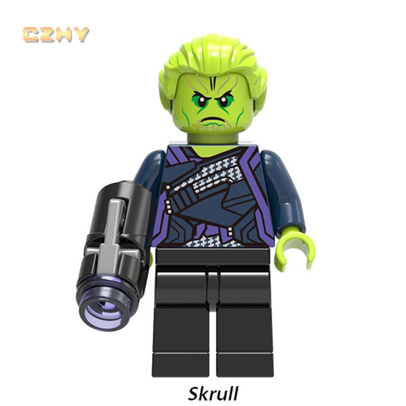 Mô Hình Lắp Ráp Minn-Erva Skrull Nick Fury Phil Coulson Yon-Rogg Korath The Pursuer