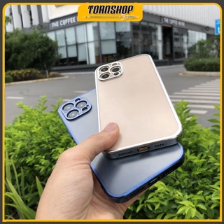 Ốp lưng iphone bảo vệ camera lưng mờ iphone 11 đến ip12 pro max