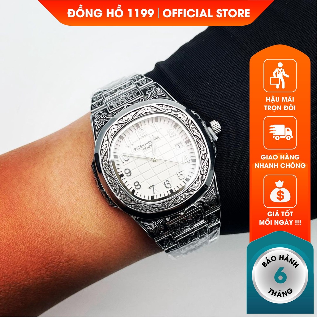 [QUÀ TẶNG] Đồng hồ nam - Đồng Hồ Dây Thép Chống Nước Chống Xước Máy Chuẩn Chất Liệu Cao Cấp 572.LM - 1199 Watches | BigBuy360 - bigbuy360.vn