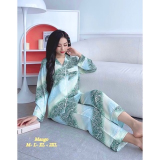 ✅BIGSIZE PIJAMA (60-75KG) LỤA SATIN , ĐỒ BỘ SAU SINH, ĐỒ BỘ DÀNH CHO NGƯỜI BÉO, ĐỒ BỘ SIZE TO✅
