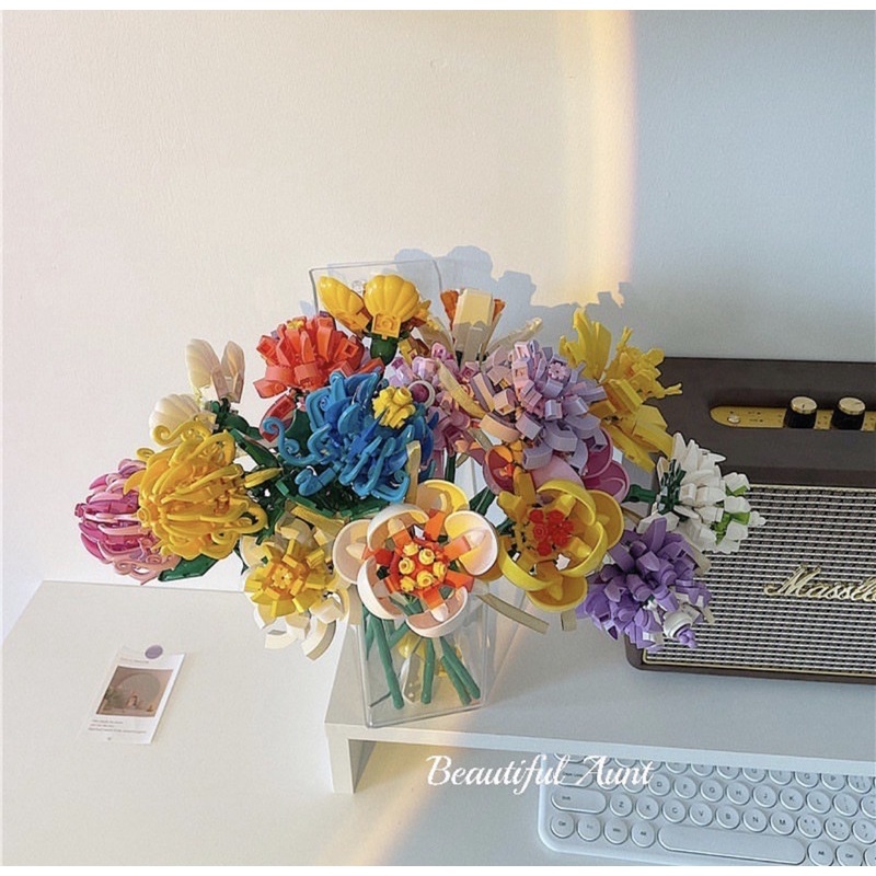 Đồ chơi xếp hình mô hình lắp ráp BÓ HOA SEMBO || BLOCK FLORIST || NANOBLOCKS