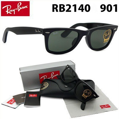 Kính Mát Phân Cực Ray Ban Wayfarer Rb2140 901 / 58 Màu Đen / Đen