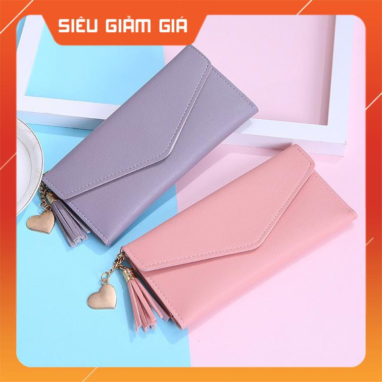 Ví nữ dài - Bóp nữ dài cầm tay sang trọng nhiều ngăn đựng tiền RẺ ĐẸP
