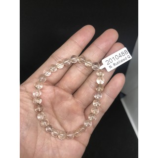 Vòng tay Rutilated nâu đỏ