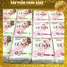 Bịch 6 Gói Băng Vệ Sinh Diana Sensi Siêu Mỏng Không Cánh/Có Cánh