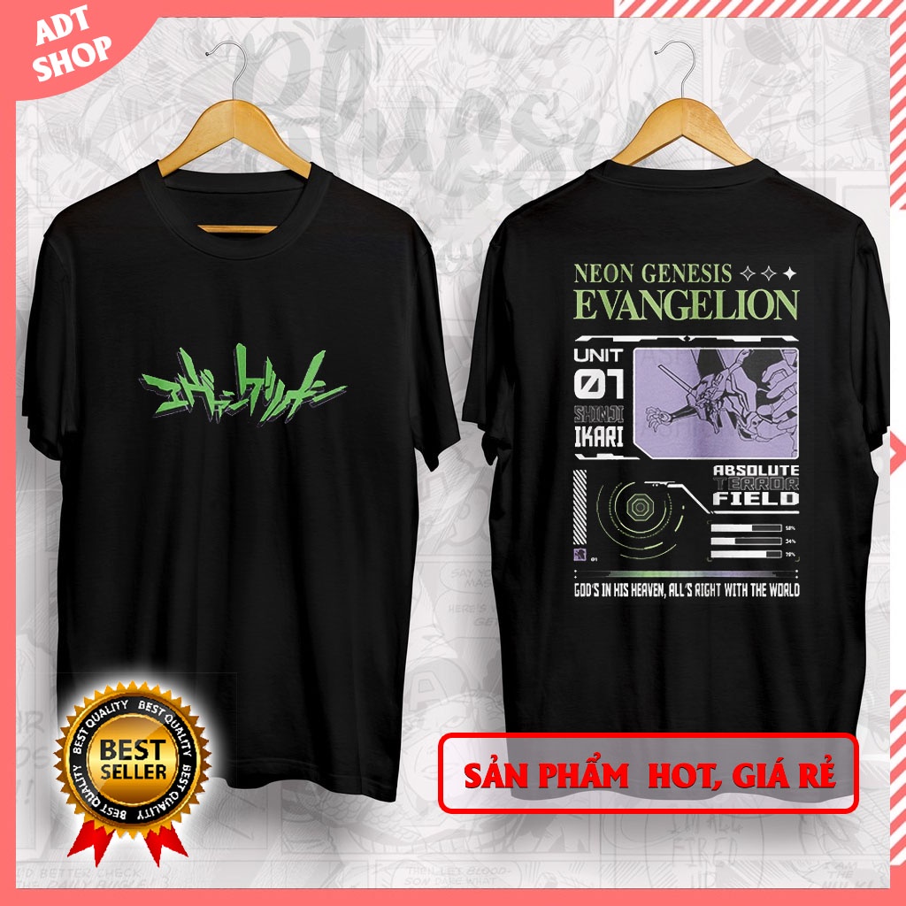 Áo thun Neon Genesis Evangelion EVA-01  ngắn tay mẫu HOT độc đẹp giá rẻ
