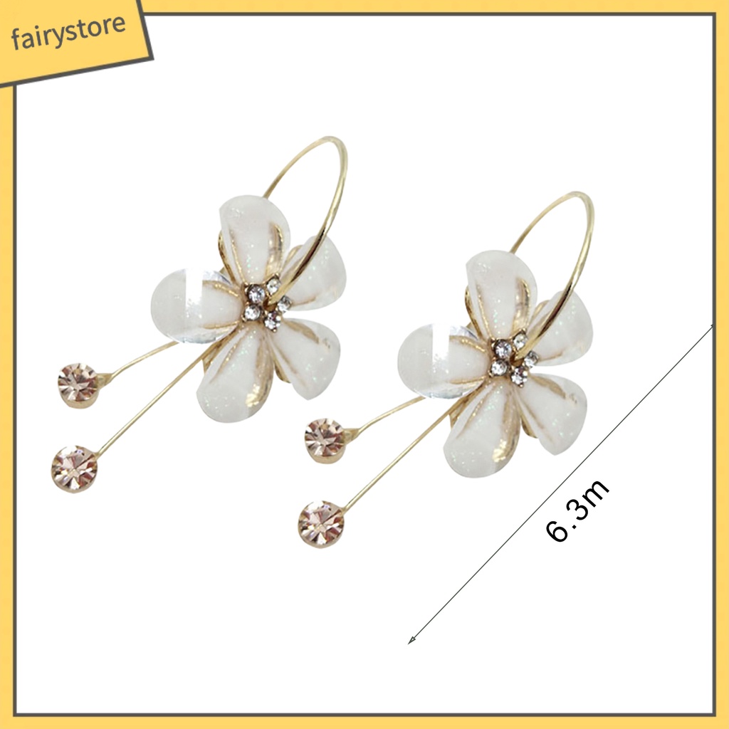 Đôi khuyên tai hình hoa phong cách Hàn Quốc duyên dáng và sành điệu cho nữ