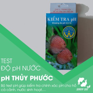 Dung Dịch Kiểm Tra pH cho hồ cá