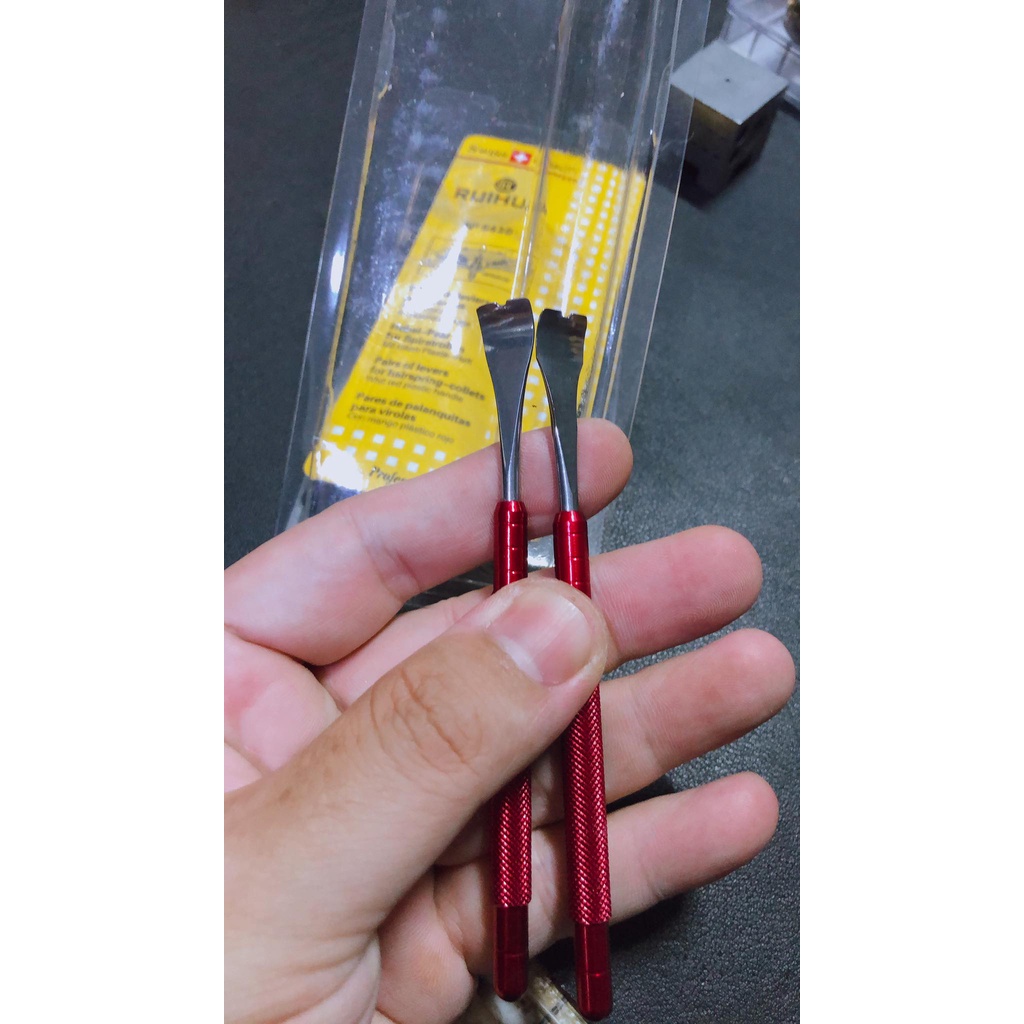 Combo 2 xẻng nhổ kim đồng hồ cao cấp chuyên dụng trong sửa chữa đồng hồ