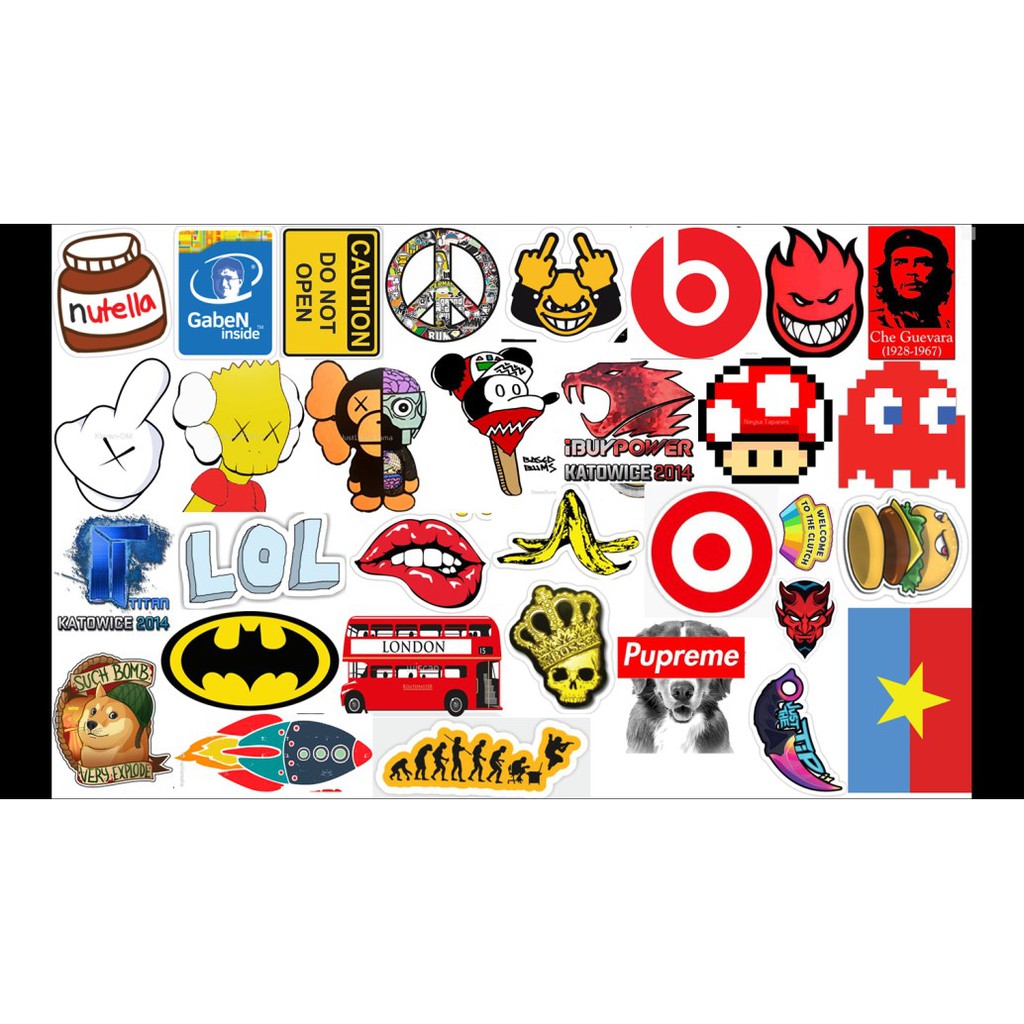 STICKER dán Vali, xe, barber shop, Mũ bảo hiểm , macbook, đàn, tường... Nhập mã GIẢM GIÁ 15k khi mua từ 3 set