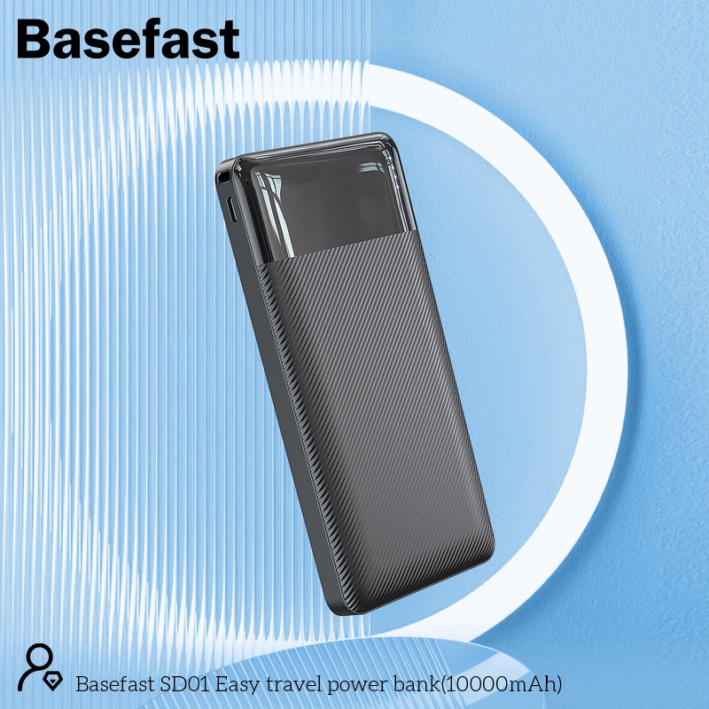 Sạc dự phòng Chính hãng Basefast - Pin dung lượng 10000mAh , 20000mAh sạc nhanh cho Smartphone