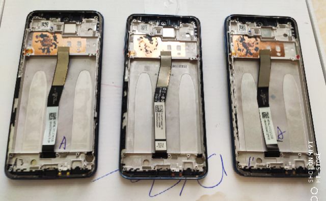 Màn hình zin Redmi Note 9S/ Note 9 Pro nguyên khung sườn tháo máy chính hãng.