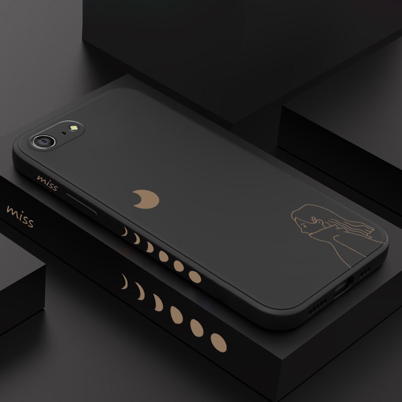 Ốp Điện Thoại Silicon Họa Tiết Mặt Trăng Twilight Miss Cho IPhone 8 7 6 6S Plus SE 2020