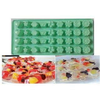 Combo 3 Khuôn Làm Thạch Rau Câu Trà Sữa 36 Ô 9 Họa tiết