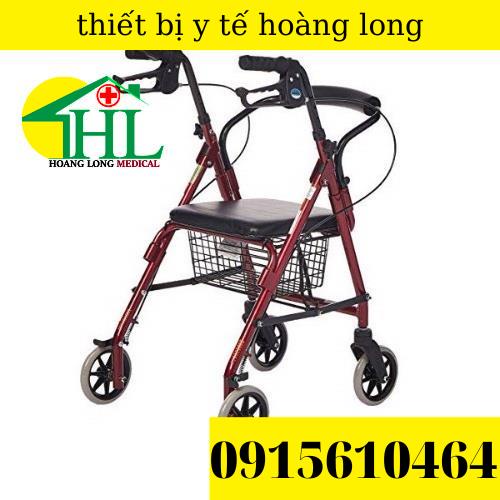 Khung Tập Đi  Lucass W-14  Có Tay Phanh,Có Ghế Ngồi , Giỏ Đựng Và Bánh Xe