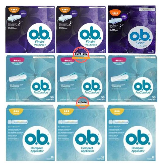 Băng vệ sinh Tampon Ob - Đức