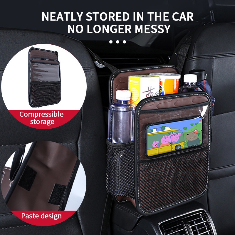 Túi lưới đựng đồ SEAMETAL gắn ghế trên ô tô túi đa chức tiện dụng