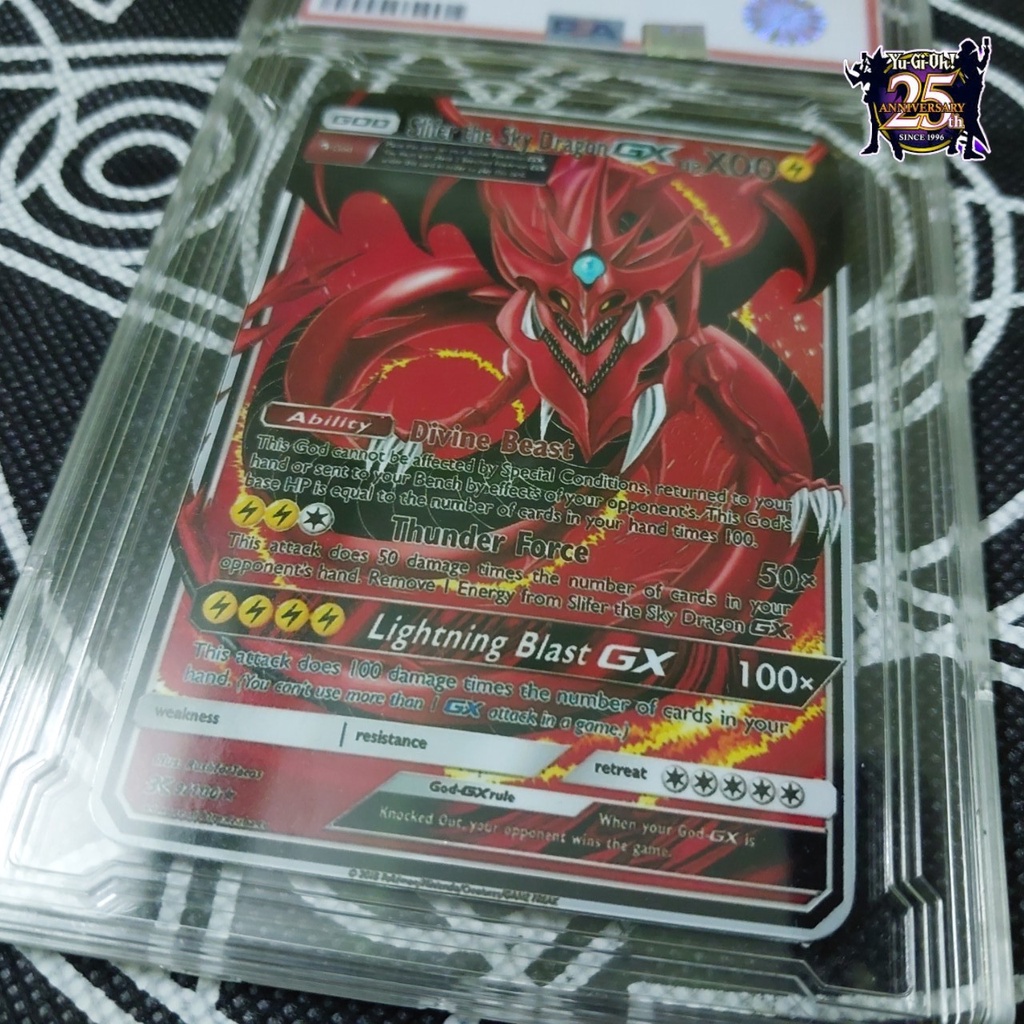 Bài Yugi Muto lá Slifer The Sky Dragon rồng bầu trời TẶNG Sleeves bọc bài 1458 BI4 3