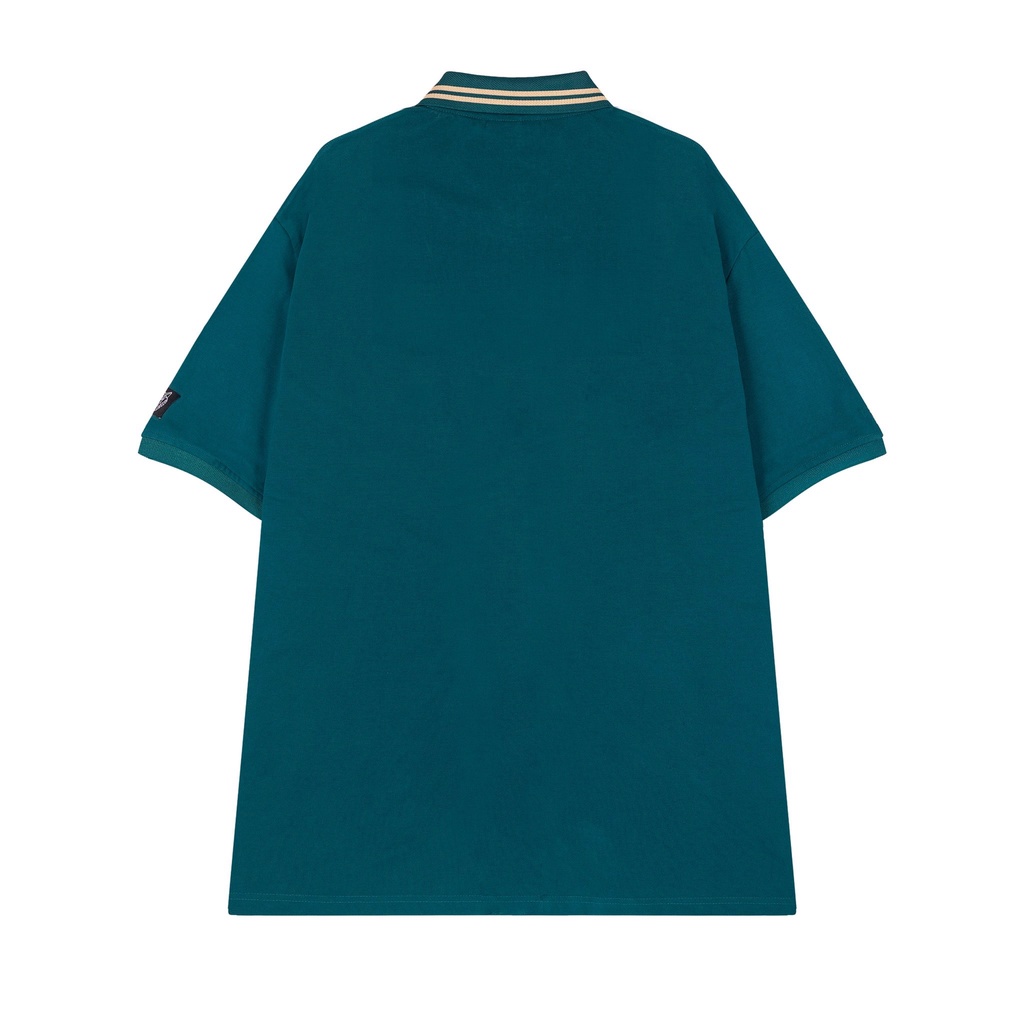 Áo Sơmi Tay Ngắn Unisex LOGO PACK GREEN Thun Cá Sấu - HADES Brand Chính Hãng | BigBuy360 - bigbuy360.vn