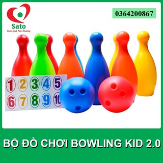 Bộ đồ chơi BOWLING mini 7 mẫu Sato cho bé lựa chọn