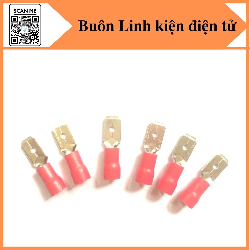 100 Đầu cos MDD2-250 đực, FDD2-250 cái, cos nối dây điện