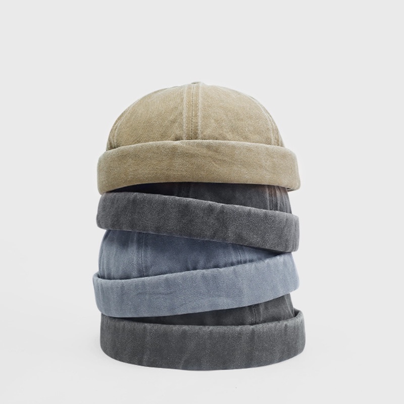 Nón Da Trơn Màu Phong Cách Thời Trang Đường Phố 19138