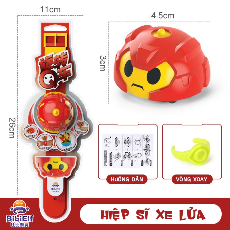 Đồng Hồ Đồ Chơi Cho Bé - Đồng Hồ Con Quay Hiệp Sĩ Chiến Đấu Đầy Vui Nhộn