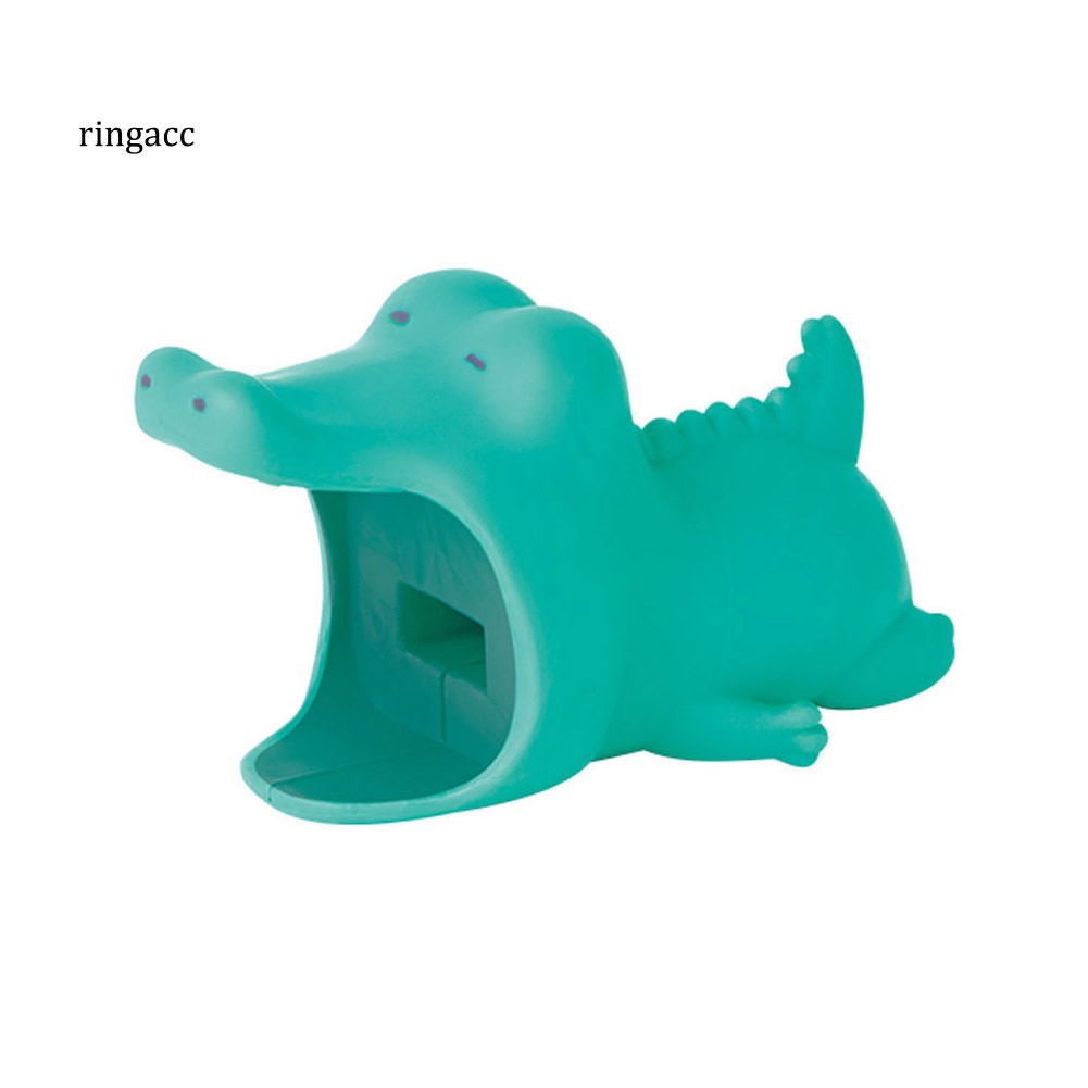 Phụ kiện bảo vệ đầu cáp sạc/truyền dữ liệu bằng silicone hình động vật