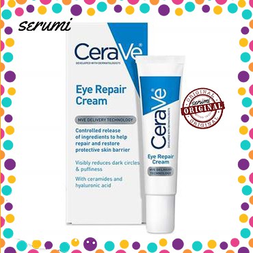 Kem mắt Cerave Eye Repair Cream 14ml 🌿 Giảm bọng mắt, quầng thâm 🌿 Chính hãng Pháp