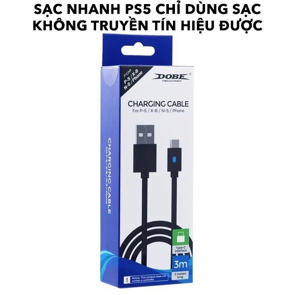 [Mã SKAMCLU9 giảm 10% đơn 100K] Dây cáp sạc Type-C máy Nintendo Switch/ Switch Lite / Xbox One seri X / PS5