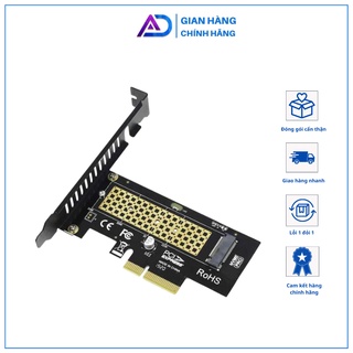 Card thẻ chuyển đổi ổ cứng ssd m.2 nvme sang pcie 4.0 64gbps ssd pcie4.0 x4 cho máy tính để bàn pci-e gen4