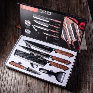 Bộ dao bếp sashimi 6 món -dao bếp cutlery mã adt114