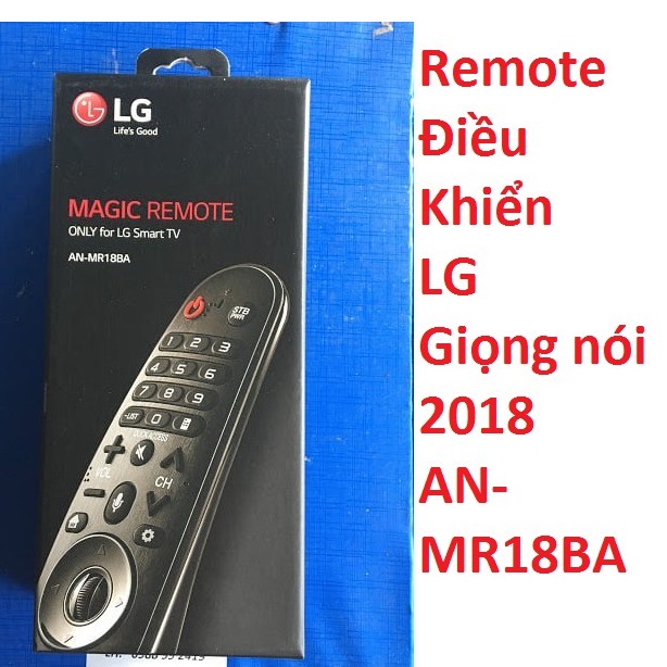 Điều khiển tivi LG giọng nói AN-MR18BA Smart thông minh chuột bay hàng chính hãng - tặng kèm pin - Remote LG android